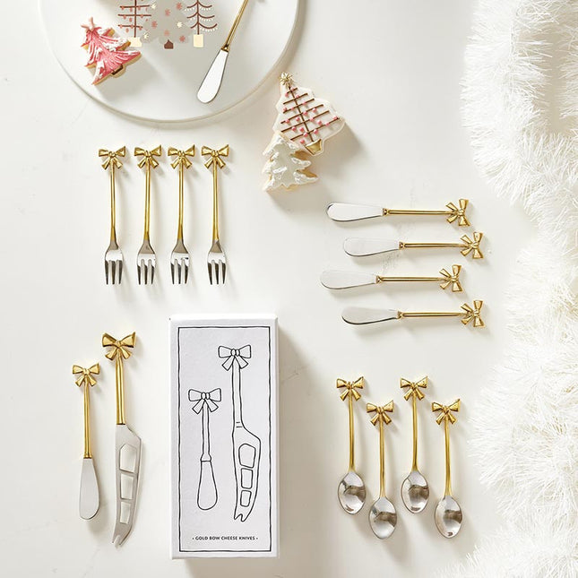 Gold Bow Serving Utensils