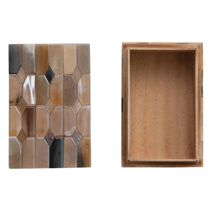 Handmade Natural Horn Box