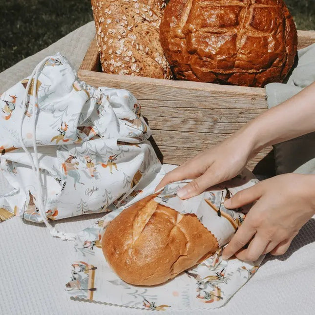 GOLDILOCKS Bread Bag and Beeswax Wrap Set