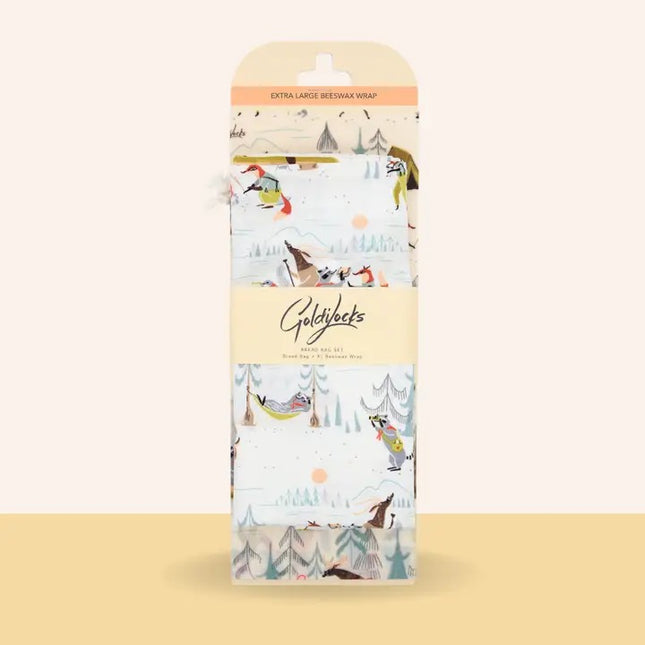 GOLDILOCKS Bread Bag and Beeswax Wrap Set