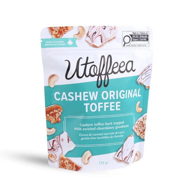 UTOFFEEA Cashew Original Toffee, 135g