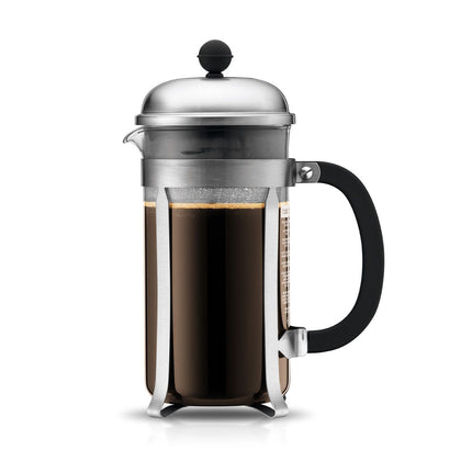 BODUM Chambord 8-Cup Brushed Stainless Steel French Press