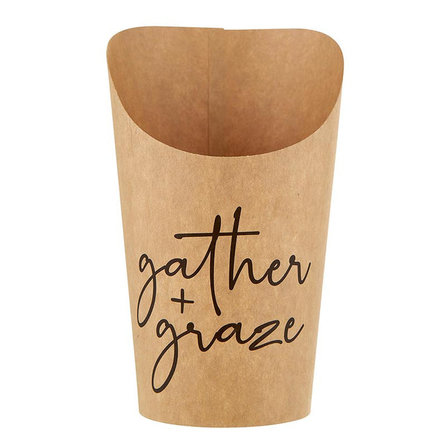 Disposable Paper Charcuterie Cups, Set of 12