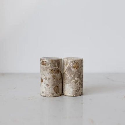 Chocolate Marble Salt & Pepper Shaker Set