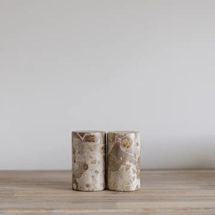 Chocolate Marble Salt & Pepper Shaker Set