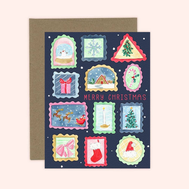 ALMEIDA ILLUSTRATIONS Christmas Stamps