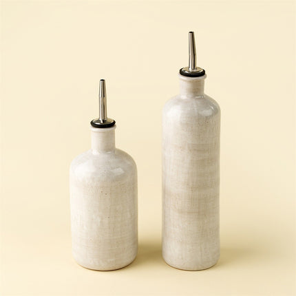 Stoneware Cruet, Oil or Vinegar