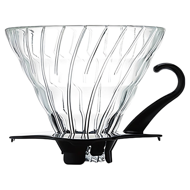 HARIO V60 Glass Dripper, Black