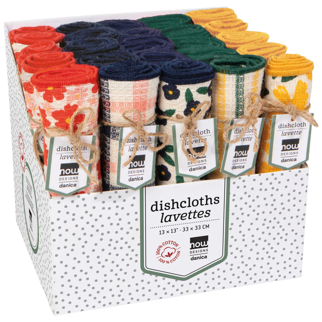 Full Bloom Cotton Dishcloths
