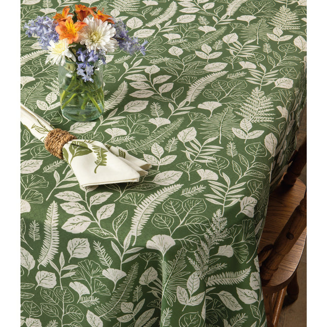 Recycled Polyester Table Cloth, Fern & Frond