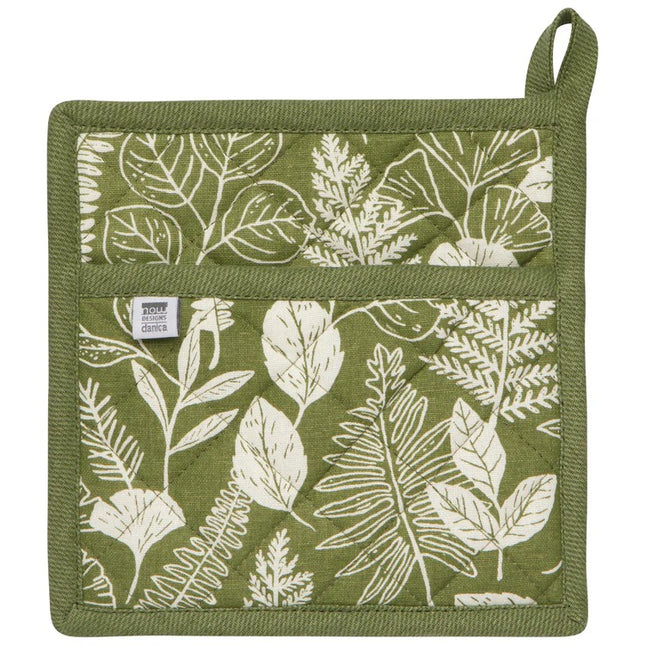 Pot Holder, Fern & Frond