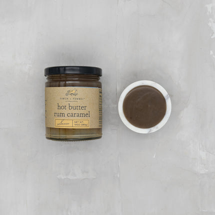 FINCH & FENNEL Hot Butter Rum Caramel Sauce