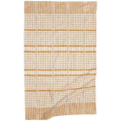 Pewter Finley Check Dishtowel