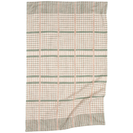 Pewter Finley Check Dishtowel