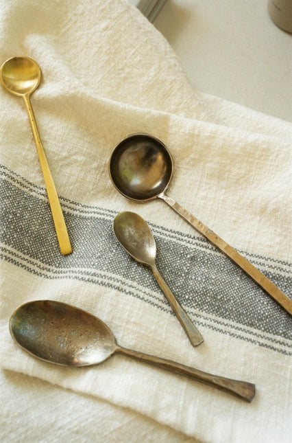Forged Iron Spoons, Set of 3