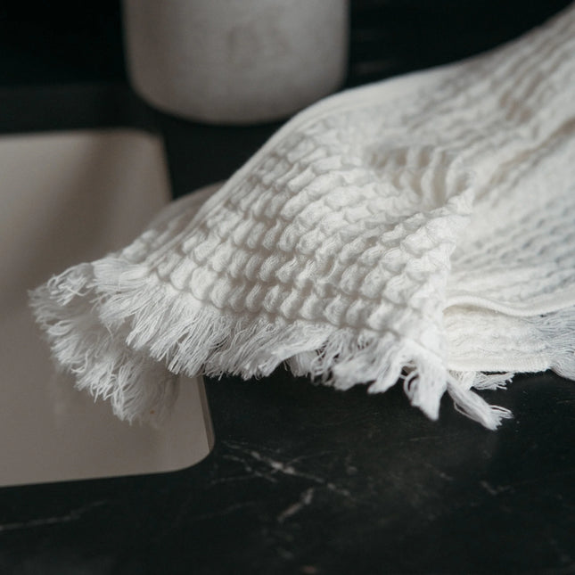 POKOLOKO French Waffle Hand Towel