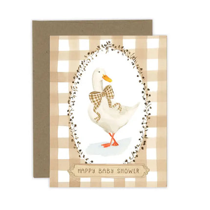 ALMEIDA ILLUSTRATIONS Happy Baby Shower Goose