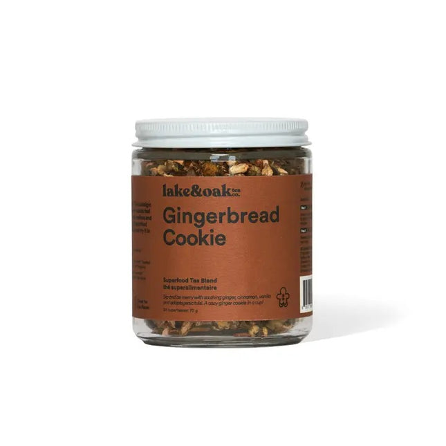 LAKE & OAK Gingerbread Cookie Superfood Tea Blend