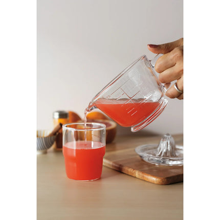 Glass Citrus Juicer with Measuring Cup