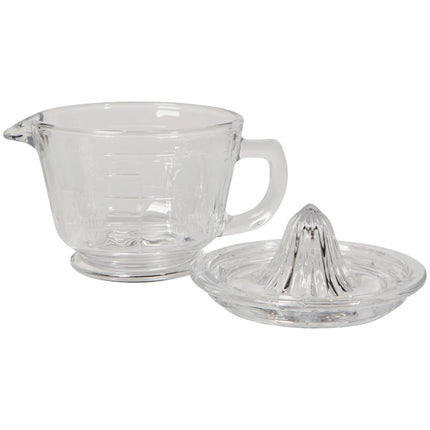 Glass Citrus Juicer with Measuring Cup