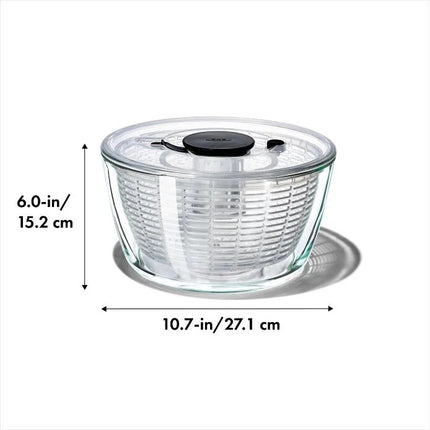 OXO GOOD GRIPS Glass Salad Spinner Large