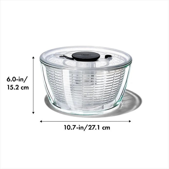 OXO GOOD GRIPS Glass Salad Spinner Large