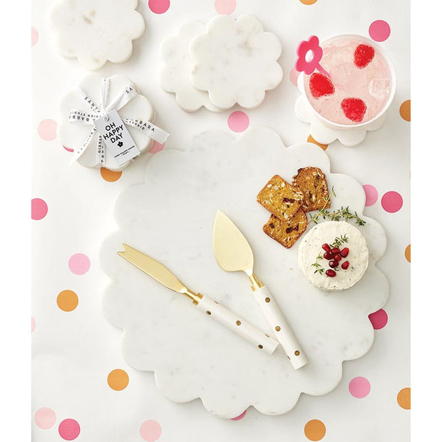 Gold Dot Cheese Knife Set