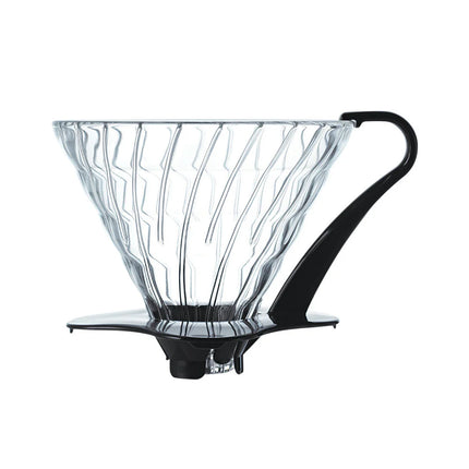 HARIO V60 Glass Dripper, Black
