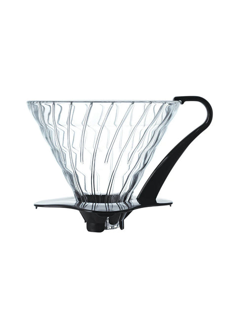 HARIO V60 Glass Dripper, Black