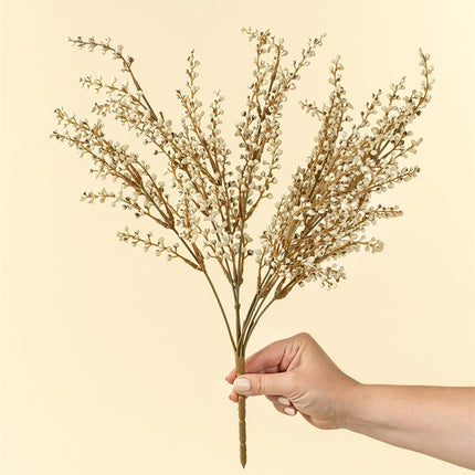 Faux Ivory Heather Spray