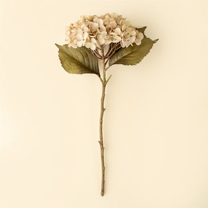 Faux Hydrangea Spray, Cream