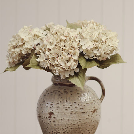Faux Hydrangea Spray, Cream
