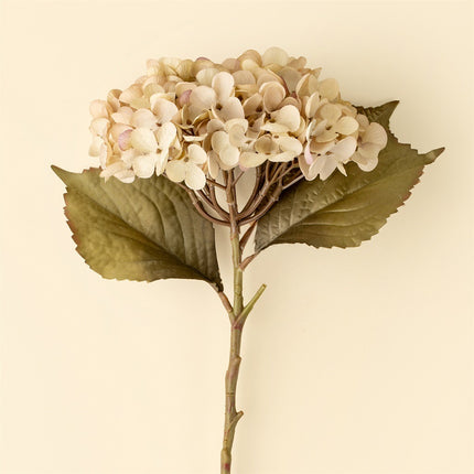 Faux Hydrangea Spray, Cream