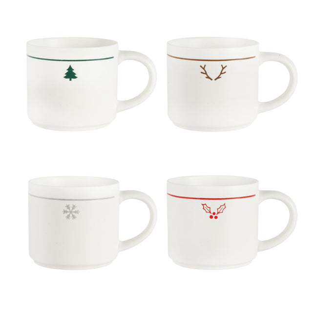 Winter Icons Matte Ceramic Mug