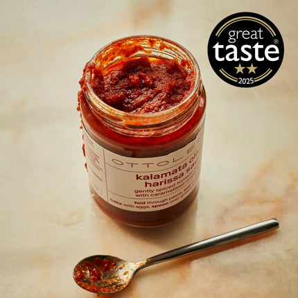 OTTOLENGHI Kalamata Olive and Harissa Sauce