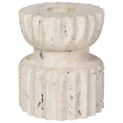 Iona Travertine Candleholder