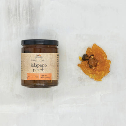 FINCH & FENNEL Jalapeno Peach Preserves