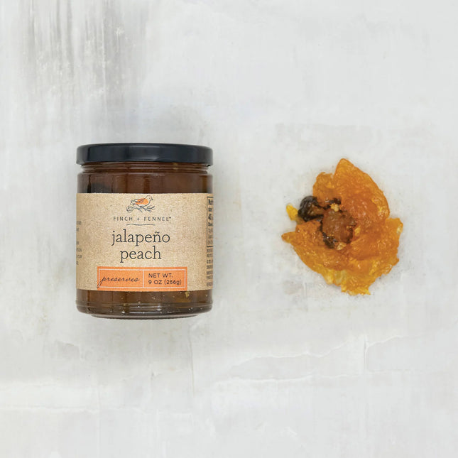 FINCH & FENNEL Jalapeno Peach Preserves
