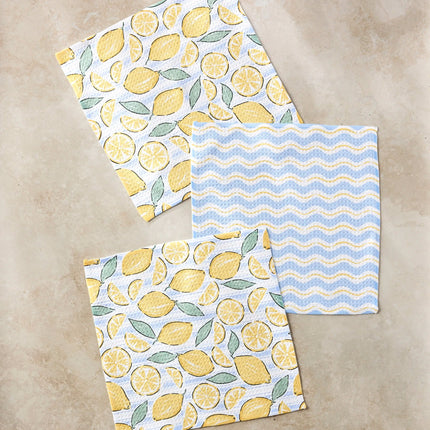 GEOMETRY Dishcloths, Set of 3