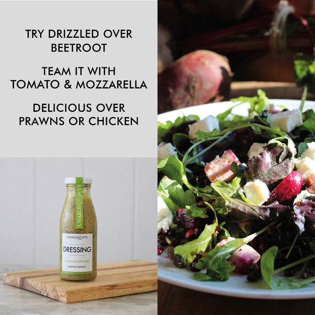 CHARLIE & IVY'S Lemon & Poppyseed Dressing