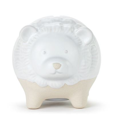 Stoneware Piggy Bank, Lion