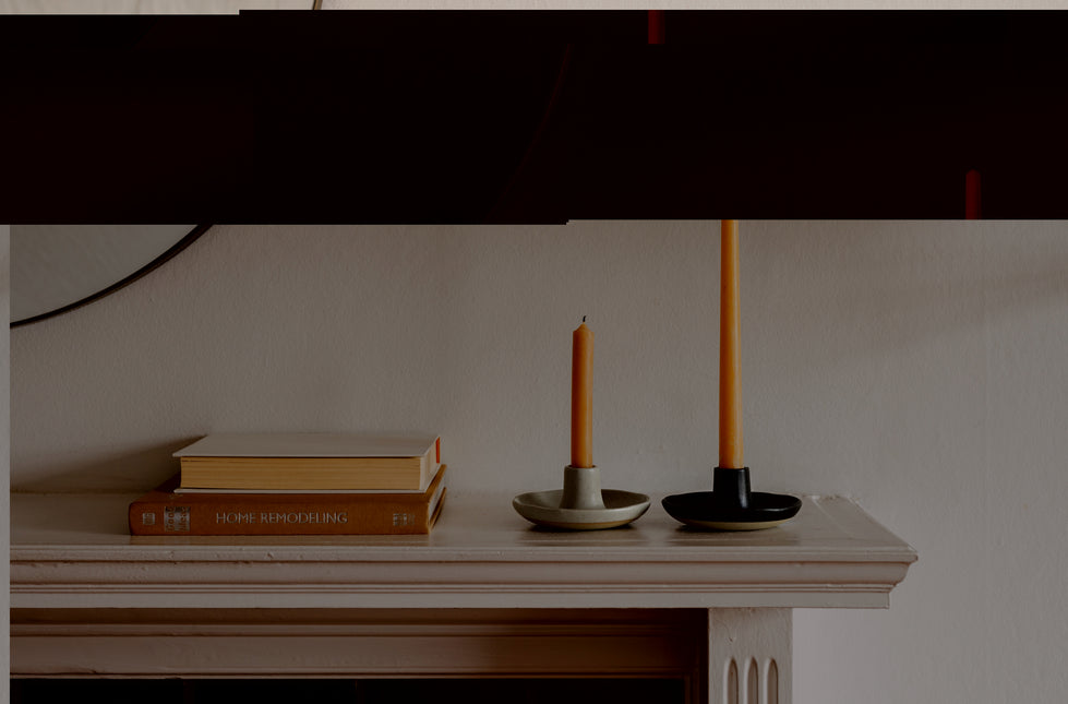 Lumina Stoneware Candleholder