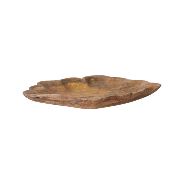 Mangowood Scalloped Platter