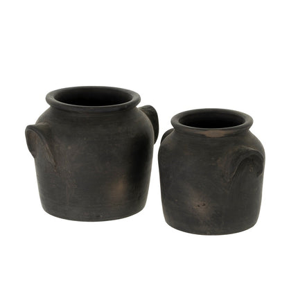 Milos Burnt Terracotta Urn