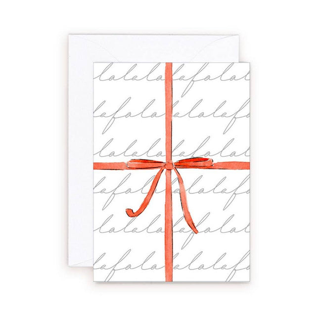 ALMEIDA ILLUSTRATIONS Fa La La (mini card)