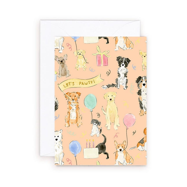 ALMEIDA ILLUSTRATIONS Let's Pawty (Mini Card)