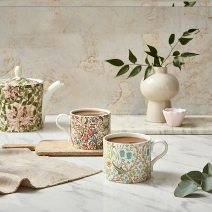 SPODE Morris & Co. Set of 2 Mugs in Box