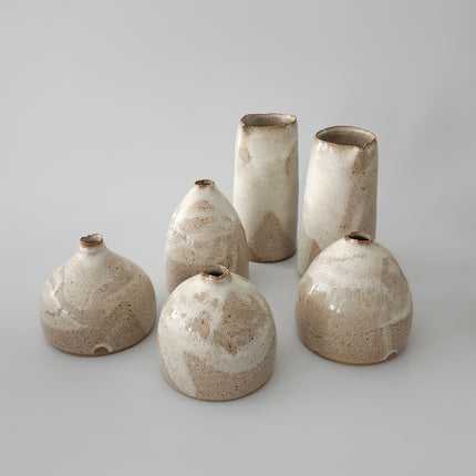 NANASE DESIGN Spouted Misty Morning Bud Vase