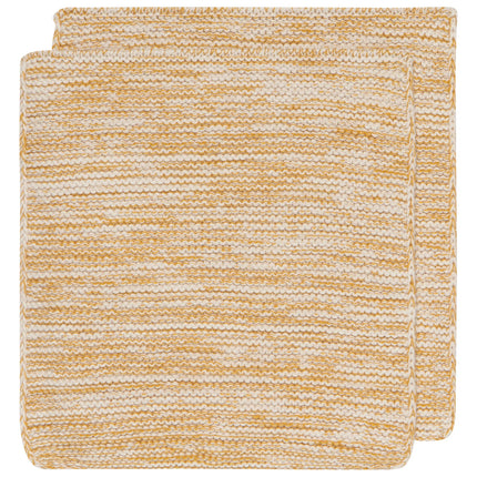 Cotton Knit Dishcloths, Set of 2