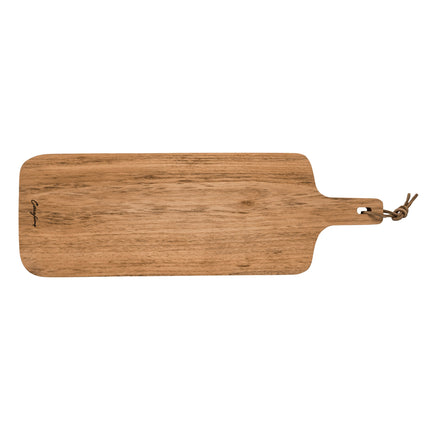 CASAFINA Oak Serving Board w/Leather